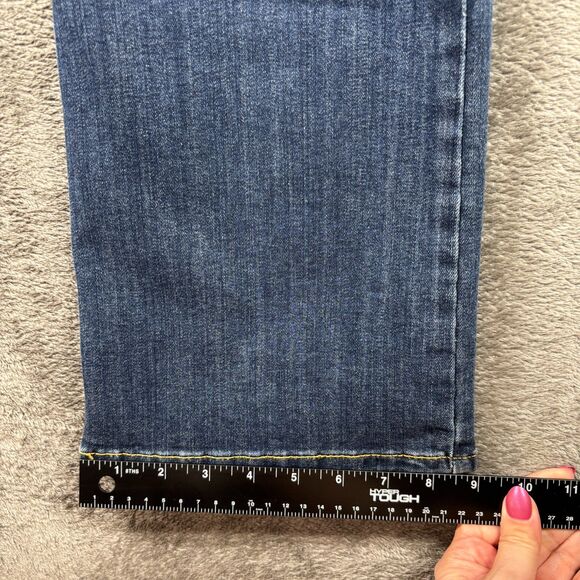 Wrangler Women Jeans High Rise Bold Boot Bootcut Dark Wash 16x32 Tall Long L283 - Picture 9 of 13